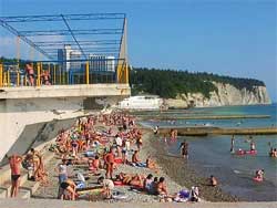 Пляжи Дивноморска